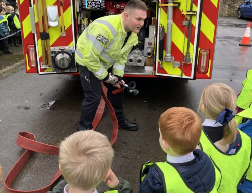 Oxfordshire Firefighter visit Little Owls